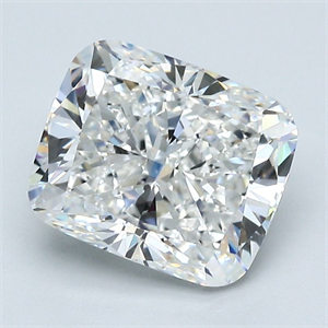 Foto Diamante Natural 3.32 quilates, Del cojín , Color F, claridad VS1 y certificado GIA de