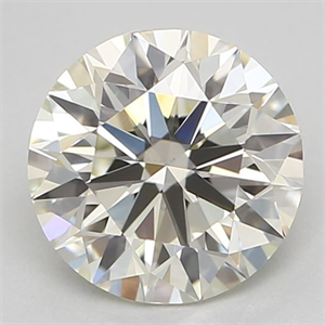 Picture of Natural Diamond 0.80 Carats, Round with Excellent Cut, L Color, VS1 Clarity and Certified by GIA