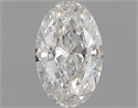 Natural Diamond 0.63 Carats, Oval with  Cut, G Color, I1 Clarity and Certified by GIA
