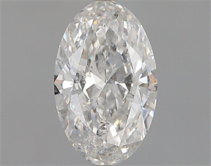 Picture of Natural Diamond 0.63 Carats, Oval with  Cut, G Color, I1 Clarity and Certified by GIA