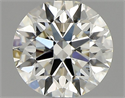 Natural Diamond 0.80 Carats, Round with Excellent Cut, K Color, VS1 Clarity and Certified by GIA