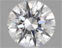 Natural Diamond 0.40 Carats, Round with Excellent Cut, D Color, VVS2 Clarity and Certified by GIA