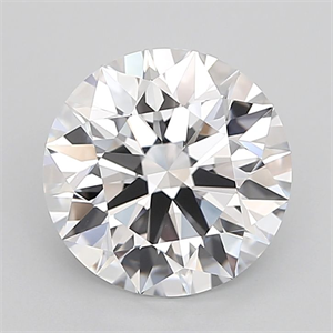 Picture of Lab Grown Diamond 4.80 Carats, Round with Ideal Cut, D Color, IF Clarity and Certified by IGI