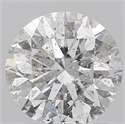 Natural Diamond 1.01 Carats, Round with Excellent Cut, F Color, I1 Clarity and Certified by IGI