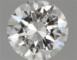 Foto Diamante Natural 0.57 quilates, Redondo , Color H, claridad SI2 y certificado GIA de