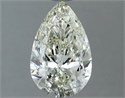 Natural Diamond 1.30 Carats, Pear with  Cut, K Color, VVS2 Clarity and Certified by IGI