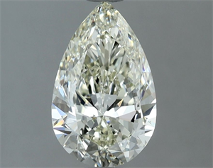 Picture of Natural Diamond 1.30 Carats, Pear with  Cut, K Color, VVS2 Clarity and Certified by IGI