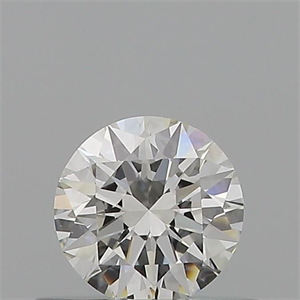 Foto Diamante Natural 0.41 quilates, Redondo , Color H, claridad IF y certificado GIA de