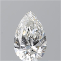 Natural Diamond 0.73 Carats, Pear with  Cut, G Color, VS2 Clarity and Certified by GIA