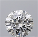 Natural Diamond 0.43 Carats, Round with Excellent Cut, D Color, SI1 Clarity and Certified by IGI