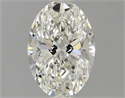 Natural Diamond 1.31 Carats, Oval with  Cut, J Color, VVS2 Clarity and Certified by GIA