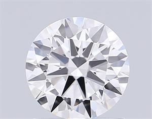 Picture of Lab Grown Diamond 1.03 Carats, Round with Excellent Cut, D Color, VVS2 Clarity and Certified by IGI