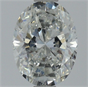 Natural Diamond 1.51 Carats, Oval with  Cut, G Color, SI2 Clarity and Certified by GIA