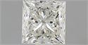 Natural Diamond 0.70 Carats, Princess with  Cut, I Color, VVS1 Clarity and Certified by IGI