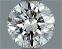 Natural Diamond 0.70 Carats, Round with Excellent Cut, J Color, SI1 Clarity and Certified by IGI
