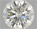 Natural Diamond 0.74 Carats, Round with Excellent Cut, J Color, VVS1 Clarity and Certified by GIA