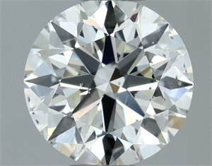 Picture of Natural Diamond 0.80 Carats, Round with Excellent Cut, H Color, SI1 Clarity and Certified by IGI