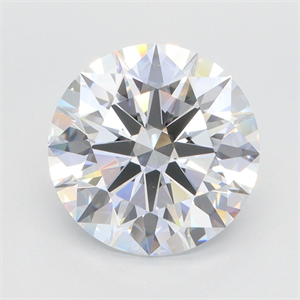 Picture of Lab Grown Diamond 4.13 Carats, Round with Ideal Cut, F Color, IF Clarity and Certified by IGI