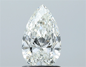 Picture of Natural Diamond 1.01 Carats, Pear with  Cut, I Color, VS2 Clarity and Certified by GIA