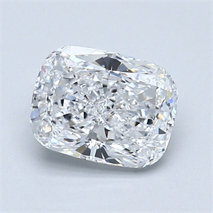 Foto Diamante Natural 1.21 quilates, Del cojín , Color D, claridad VVS2 y certificado GIA de