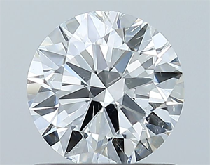 Picture of Natural Diamond 0.90 Carats, Round with Excellent Cut, F Color, I1 Clarity and Certified by GIA