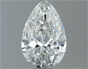 Natural Diamond 0.80 Carats, Pear with  Cut, I Color, SI1 Clarity and Certified by GIA