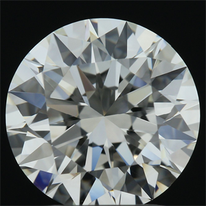 Picture of Natural Diamond 2.35 Carats, Round with Excellent Cut, H Color, VVS1 Clarity and Certified by GIA