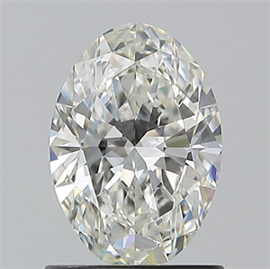 Picture of Natural Diamond 1.00 Carats, Oval with  Cut, G Color, VVS1 Clarity and Certified by GIA