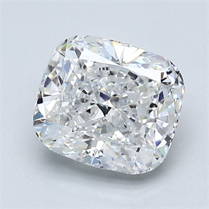 Foto Diamante Natural 1.52 quilates, Del cojín , Color E, claridad SI1 y certificado GIA de