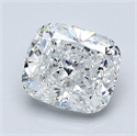 Natural Diamond 1.52 Carats, Cushion with  Cut, E Color, SI1 Clarity and Certified by GIA