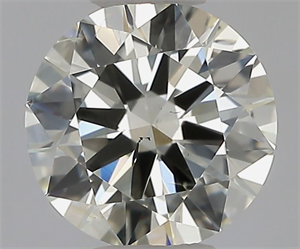 Picture of Natural Diamond 0.80 Carats, Round with Excellent Cut, M Color, SI2 Clarity and Certified by GIA
