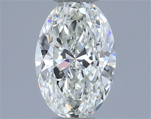 Picture of Natural Diamond 0.60 Carats, Oval with  Cut, I Color, VS1 Clarity and Certified by IGI