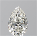 Diamante Natural 0.70 quilates, De pera , Color J, claridad VVS1 y certificado GIA