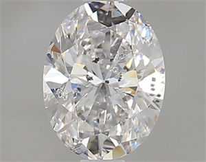Foto Diamante Natural 1.01 quilates, Ovalado , Color E, claridad I1 y certificado GIA de
