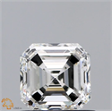 Natural Diamond 0.90 Carats, Asscher with  Cut, H Color, VS1 Clarity and Certified by GIA