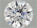 Lab Grown Diamond 1.04 Carats, Round with Excellent Cut, D Color, VS1 Clarity and Certified by IGI
