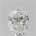 Natural Diamond 1.20 Carats, Oval with  Cut, G Color, SI1 Clarity and Certified by GIA