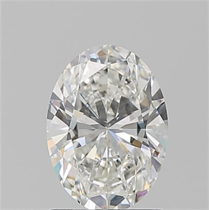 Picture of Natural Diamond 1.20 Carats, Oval with  Cut, G Color, SI1 Clarity and Certified by GIA