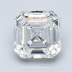 Picture of Natural Diamond 2.09 Carats, Asscher with  Cut, H Color, SI1 Clarity and Certified by GIA