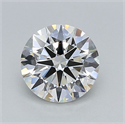 Lab Grown Diamond 1.50 Carats, Round with Ideal Cut, F Color, VS2 Clarity and Certified by IGI
