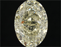 Natural Diamond 1.08 Carats, Oval with  Cut, N Color, VVS2 Clarity and Certified by GIA