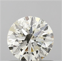 Natural Diamond 0.72 Carats, Round with Very Good Cut, I Color, SI2 Clarity and Certified by IGI