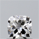 Diamante Natural 0.60 quilates, Del cojín , Color F, claridad VVS2 y certificado GIA