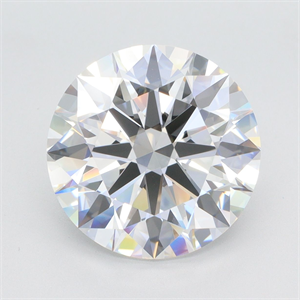 Picture of Lab Grown Diamond 5.46 Carats, Round with Ideal Cut, F Color, VVS1 Clarity and Certified by IGI