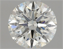Natural Diamond 0.80 Carats, Round with Excellent Cut, J Color, SI2 Clarity and Certified by GIA