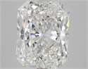 Natural Diamond 4.21 Carats, Radiant with  Cut, G Color, VS2 Clarity and Certified by GIA