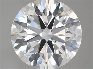 Picture of Lab Grown Diamond 4.99 Carats, Round with Ideal Cut, D Color, VS1 Clarity and Certified by IGI