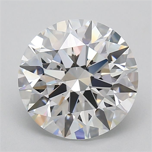 Picture of Lab Grown Diamond 3.53 Carats, Round with Excellent Cut, D Color, VVS1 Clarity and Certified by GIA