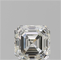 Diamante Natural 0.90 quilates, Asscher , Color J, claridad IF y certificado GIA