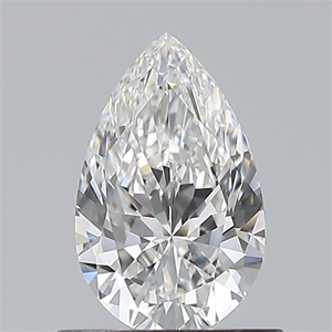 Picture of Natural Diamond 0.70 Carats, Pear with  Cut, F Color, IF Clarity and Certified by GIA